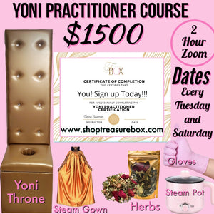 Yoni Practitioner Certification Start your V Steam Business